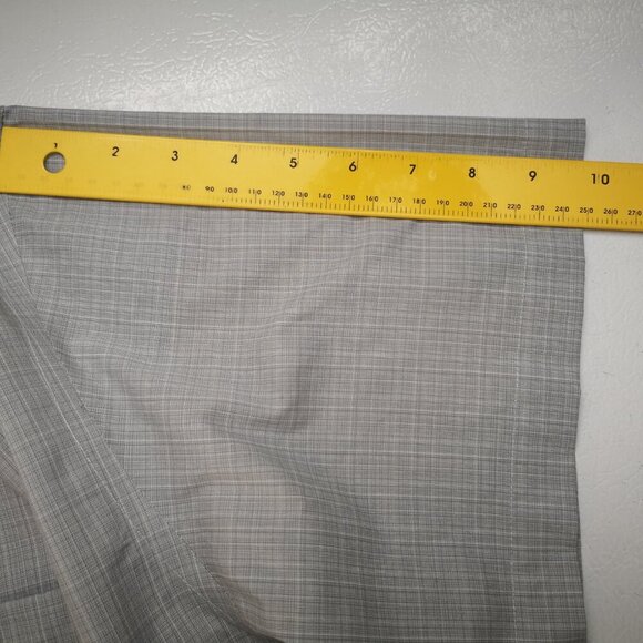 NWT Van Heusen Men's Size 3XL Naturel Stretch Non-Iron Grey Plaid Shirt - Picture 10 of 11